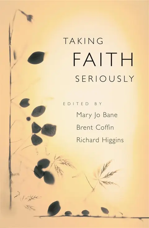 Cover of Taking Faith Seriously