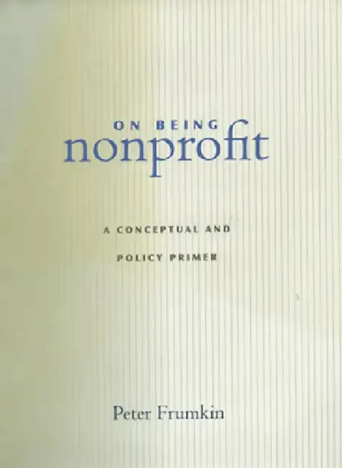 Cover of On Being Nonprofit