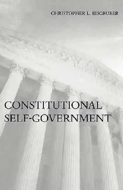 Cover of Constitutional Self-Government