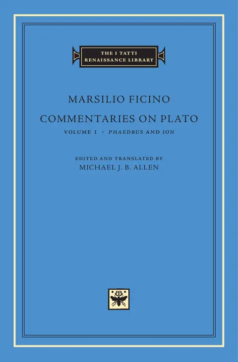 Cover of Commentaries on Plato