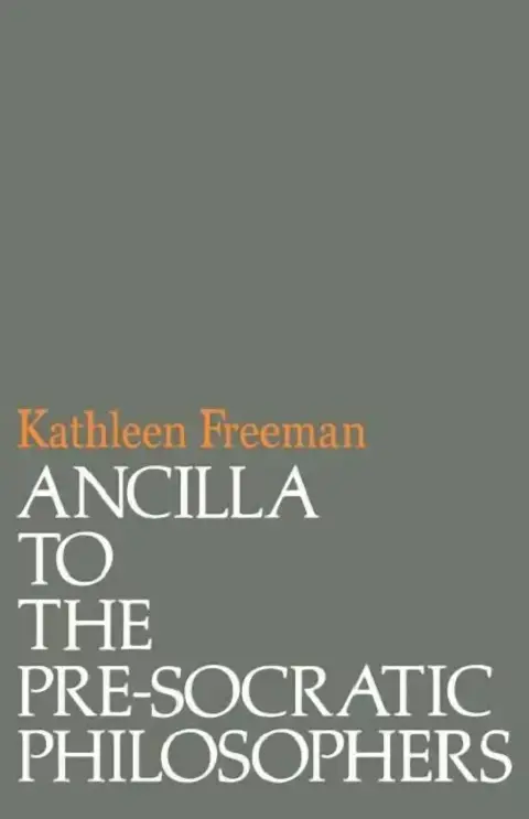 Cover of Ancilla to Pre-Socratic Philosophers