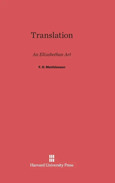 Cover of Translation