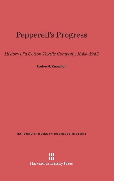 Cover of Pepperell's Progress
