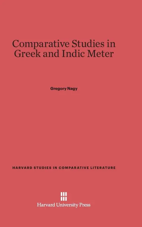 Cover of Comparative Studies in Greek and Indic Meter