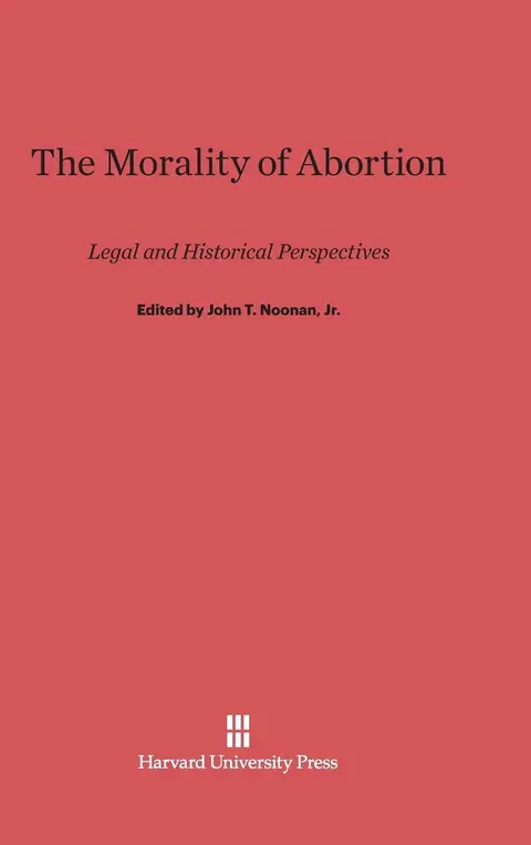 Cover of The Morality of Abortion