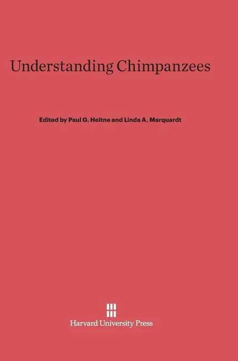 Cover of Understanding Chimpanzees