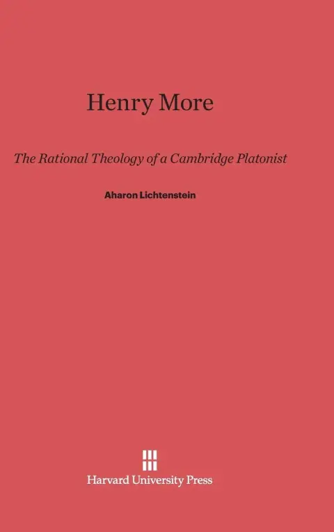 Cover of Henry More