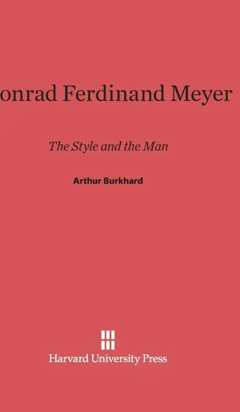 Cover of Conrad Ferdinand Meyer