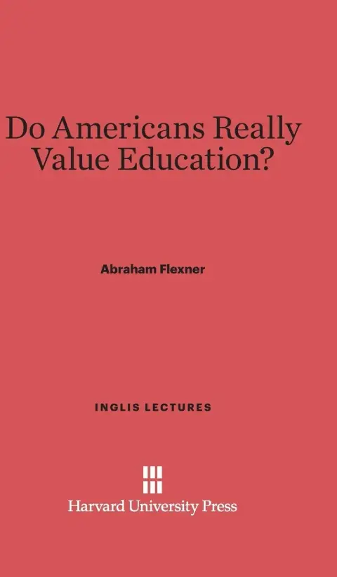 Cover of Do Americans Really Value Education?