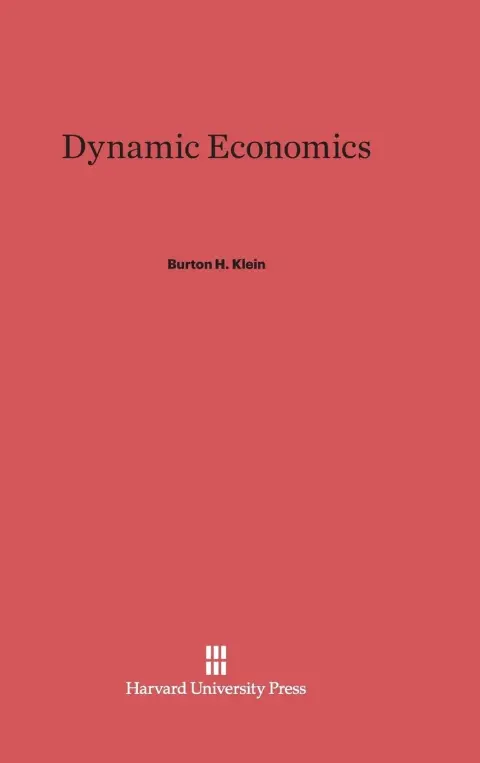 Cover of Dynamic Economics