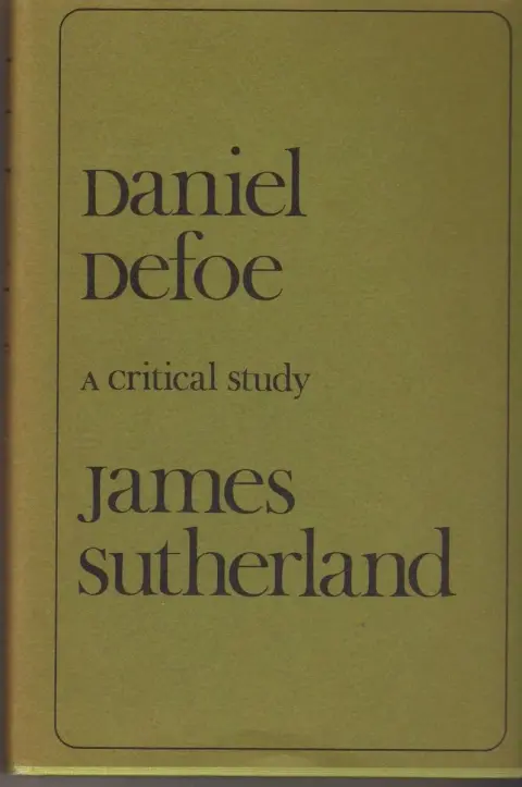 Cover of Daniel Defoe