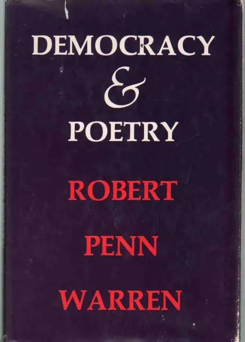 Cover of Democracy and Poetry