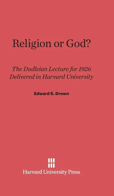 Cover of Religion or God?
