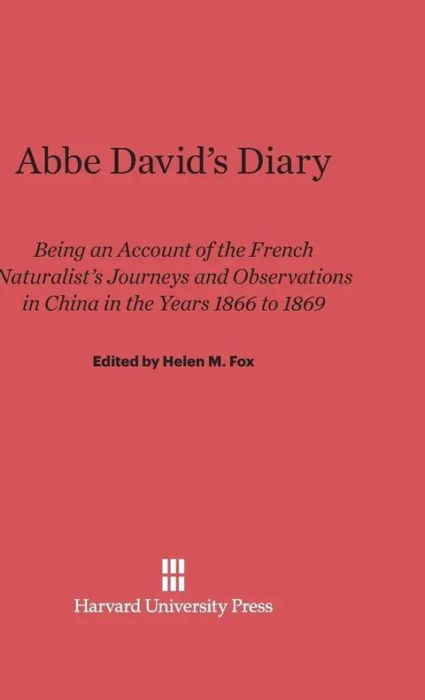 Cover of ABBE David's Diary