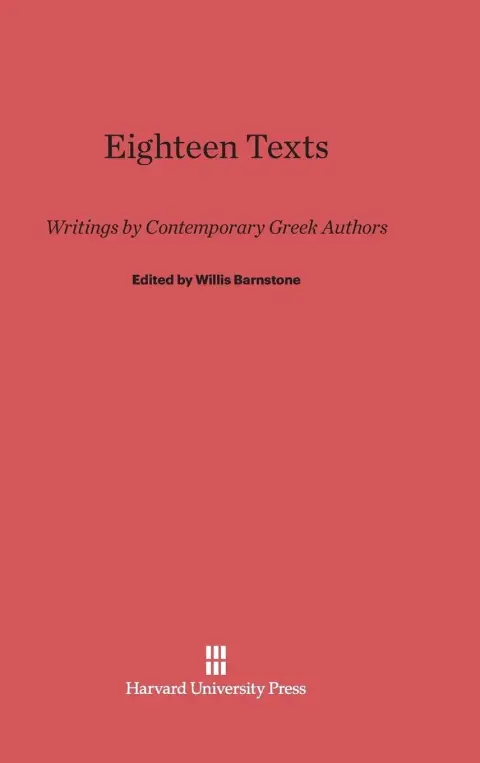 Cover of Eighteen Texts