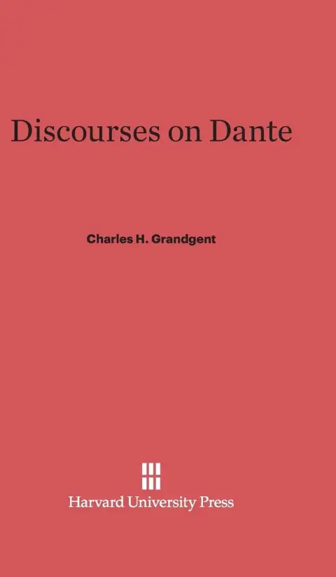 Cover of Discourses on Dante
