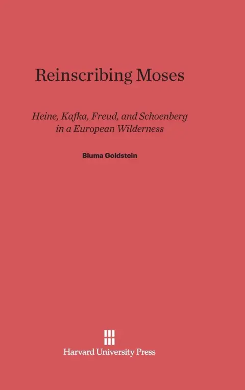 Cover of Reinscribing Moses