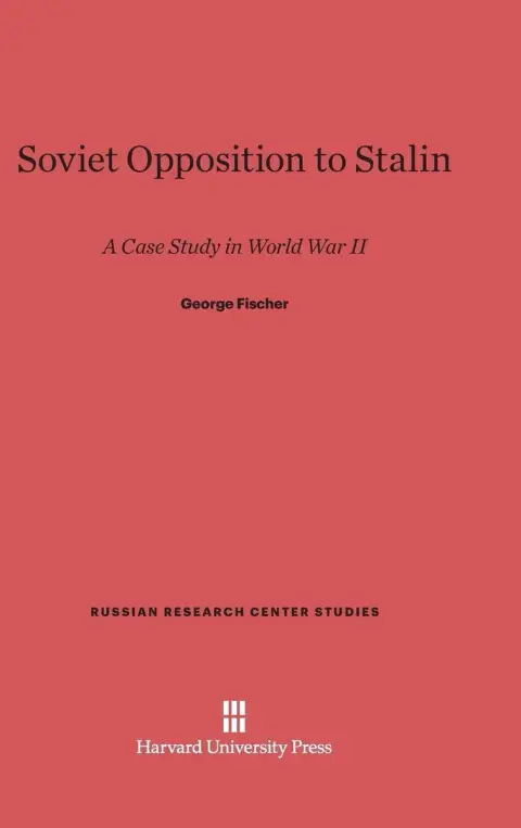 Cover of Soviet Opposition to Stalin