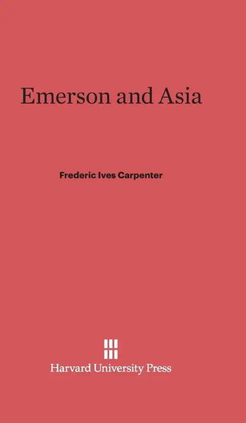 Cover of Emerson and Asia