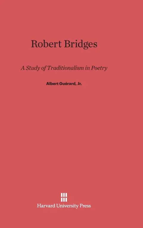 Cover of Robert Bridges