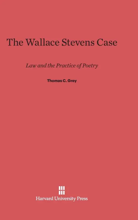 Cover of The Wallace Stevens Case