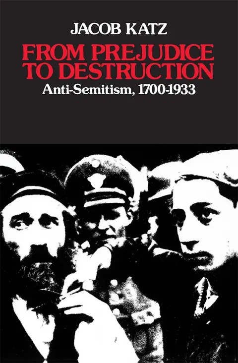 Cover of From Prejudice to Destruction