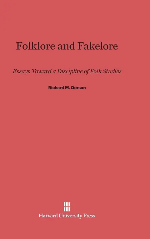 Cover of Folklore and Fakelore