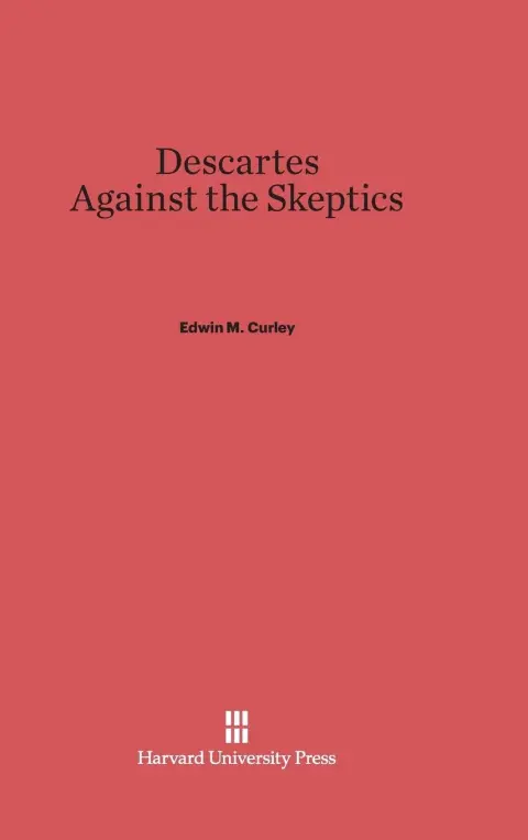 Cover of Descartes Against the Skeptics