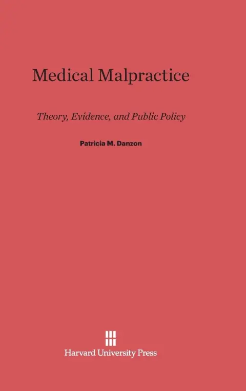 Cover of Medical Malpractice