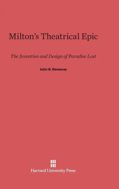 Cover of Milton's Theatrical Epic