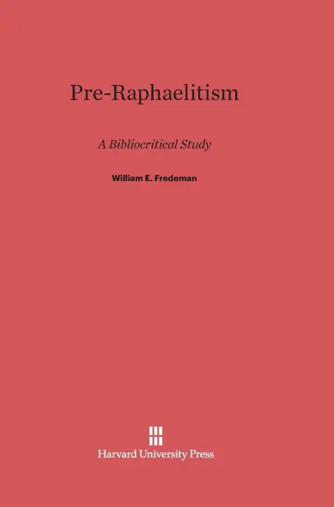 Cover of Pre-Raphaelitism
