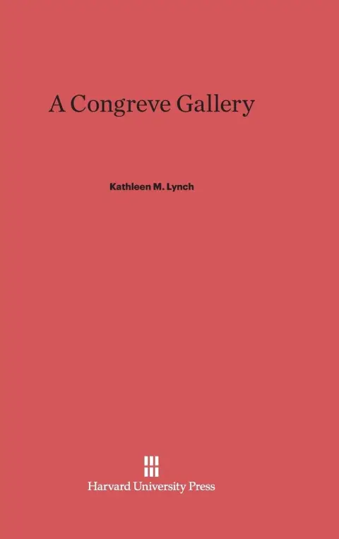 Cover of A Congreve Gallery