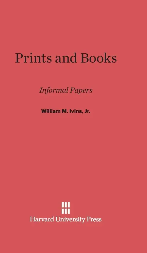 Cover of Prints and Books