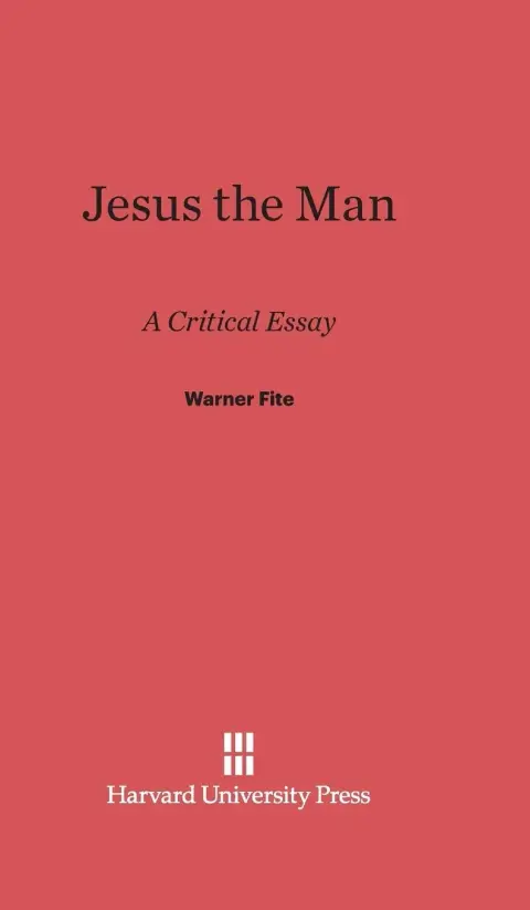 Cover of Jesus the Man