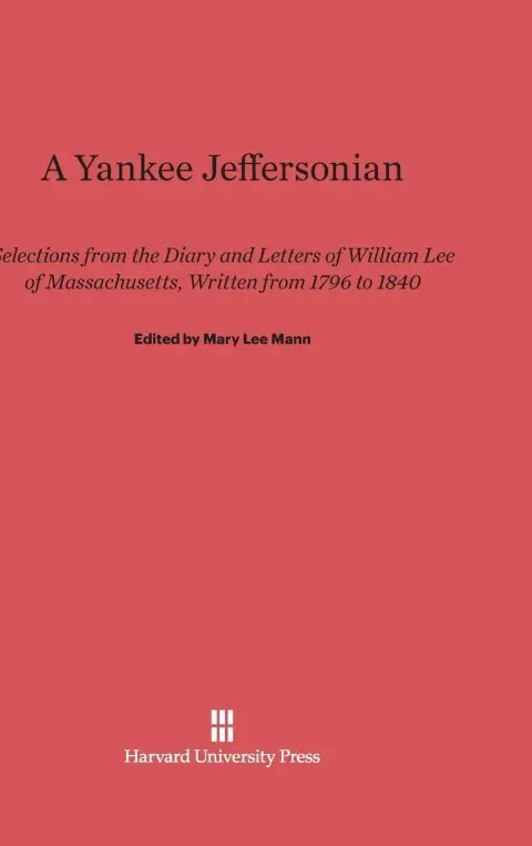 Cover of A Yankee Jeffersonian