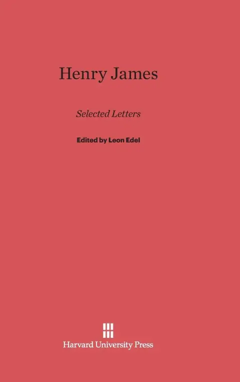 Cover of Henry James