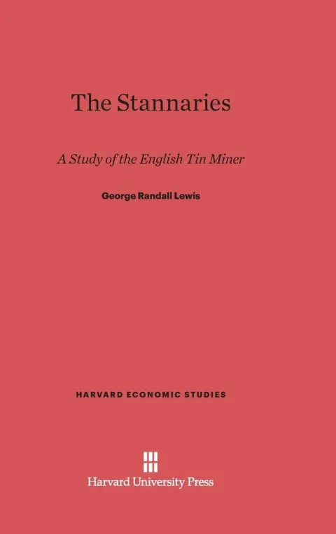 Cover of The Stannaries