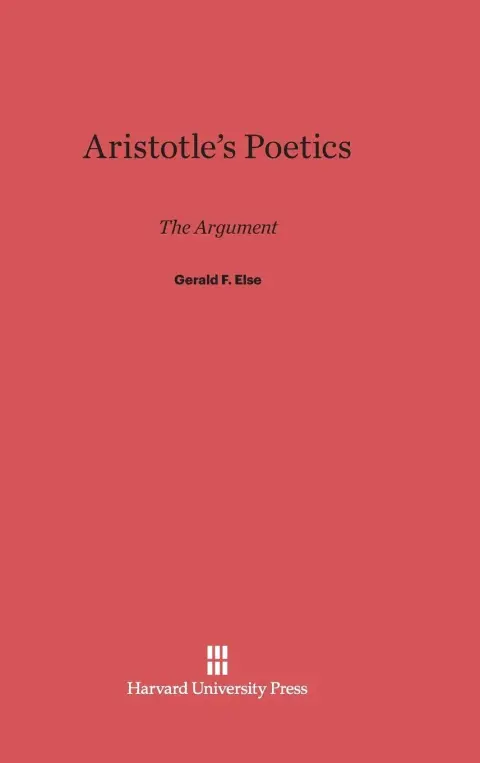 Cover of Aristotle's Poetics