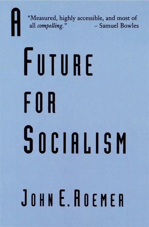 Cover of A Future for Socialism
