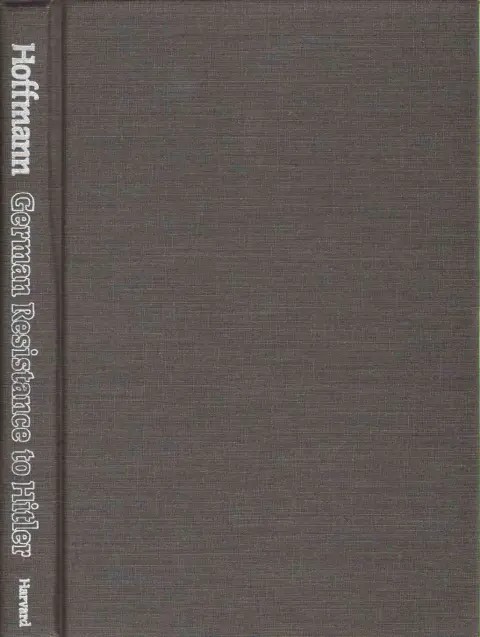 Cover of German Resistance to Hitler