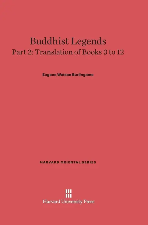 Cover of Buddhist Legends