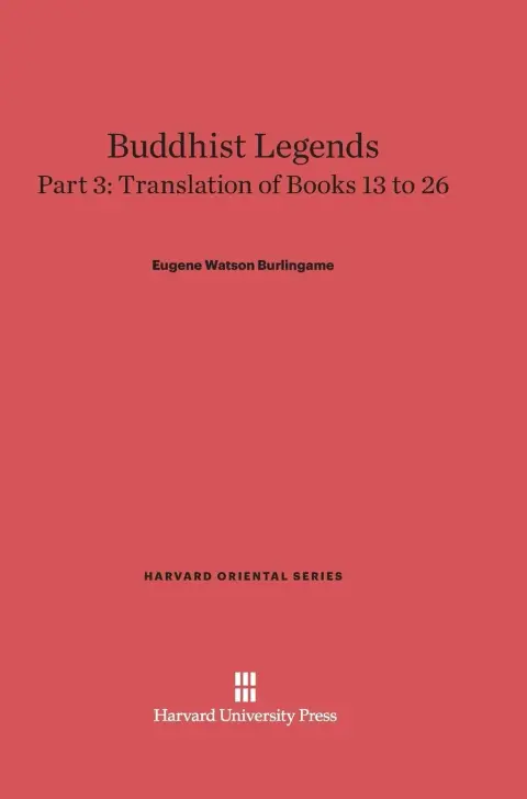 Cover of Buddhist Legends