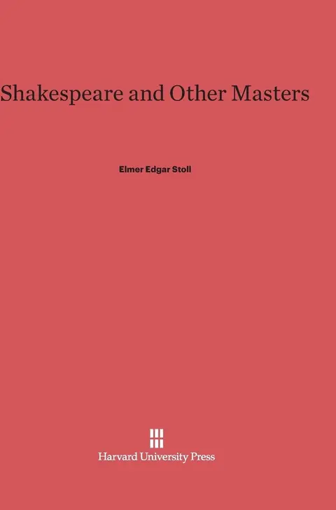 Cover of Shakespeare and Other Masters
