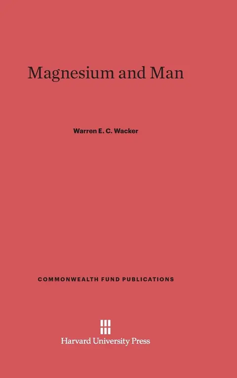 Cover of Magnesium and Man
