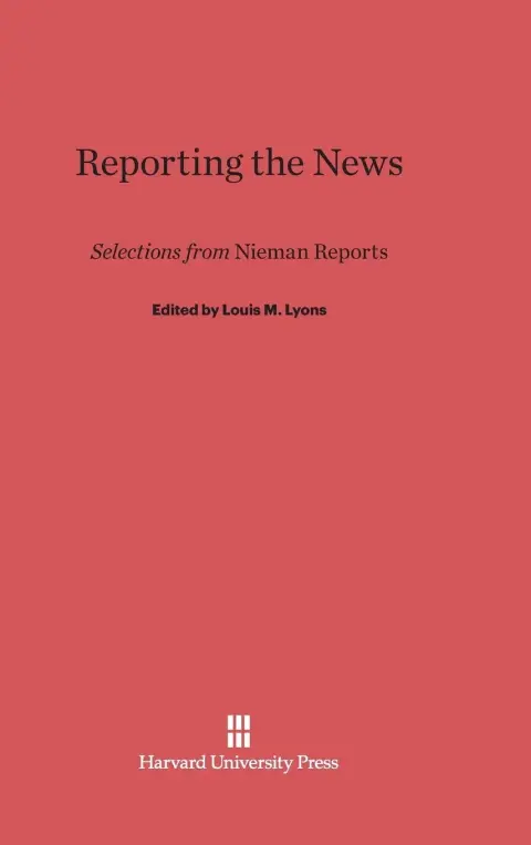Cover of Reporting the News