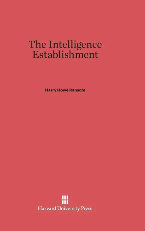 Cover of The Intelligence Establishment