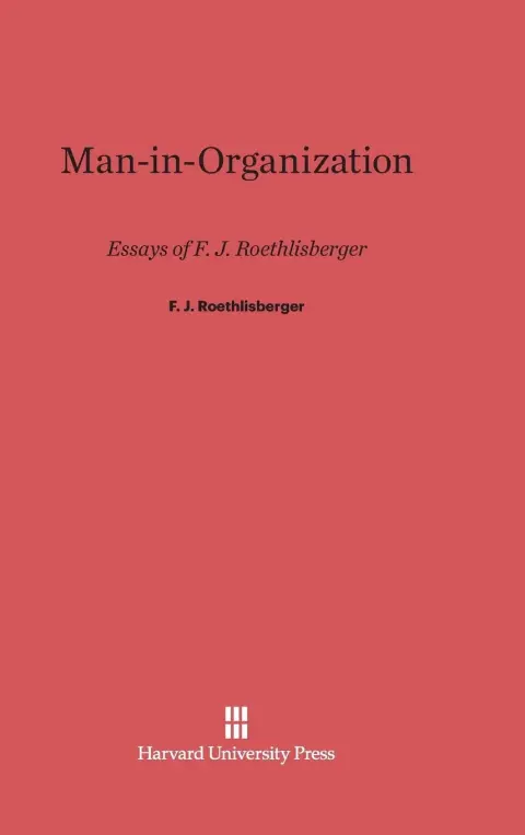 Cover of Man-In-Organization