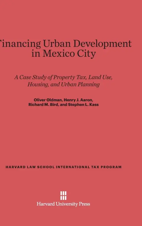 Cover of Financing Urban Development in Mexico City
