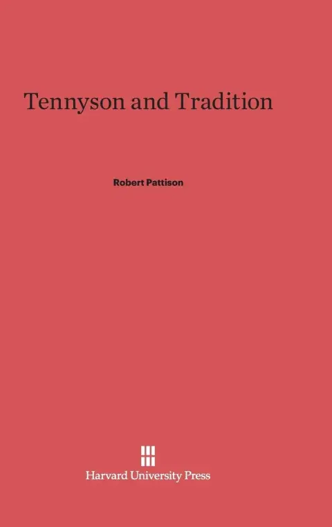 Cover of Tennyson and Tradition