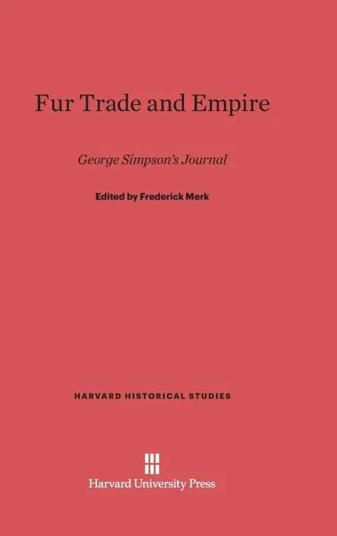 Cover of Fur Trade and Empire